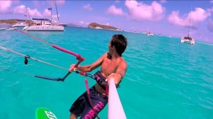 Kitesurfing Foiling in the Tobago Cays by JT Pro Center