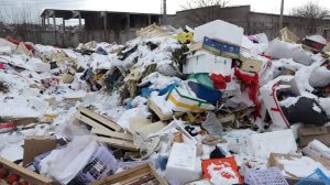 СВАЛКА ИЗ ОВОЩЕЙ И ФРУКТОВ В ЦЕНТРАЛЬНОМ РАЙОНЕ