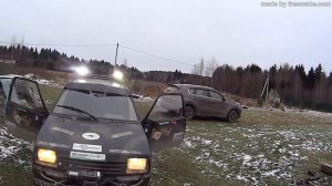 ока пикап зимний сезон .ништяки на оку,покатушка на оке и ледокол.