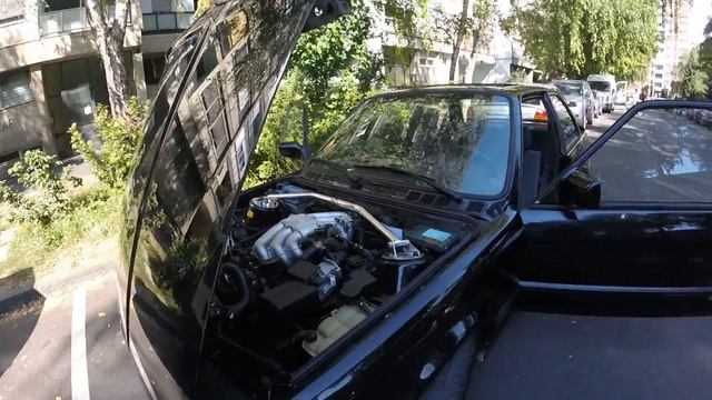 BMW e30 m20b20 driving with GoPro 01 смотреть онлайн