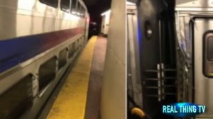 Amtrak train derails at N Y  Penn Station