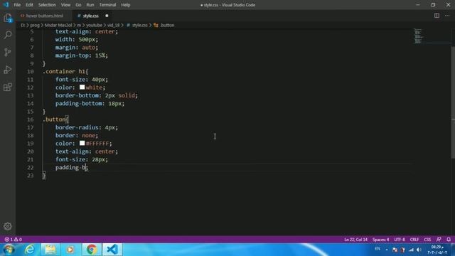 Make html and css buttons with amazing hover effect | Coders World