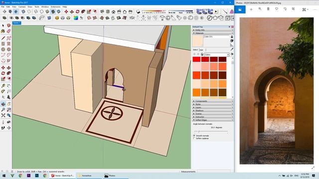 Moroccan Arch - SketchUp and Lumion Tutorial смотреть онлайн