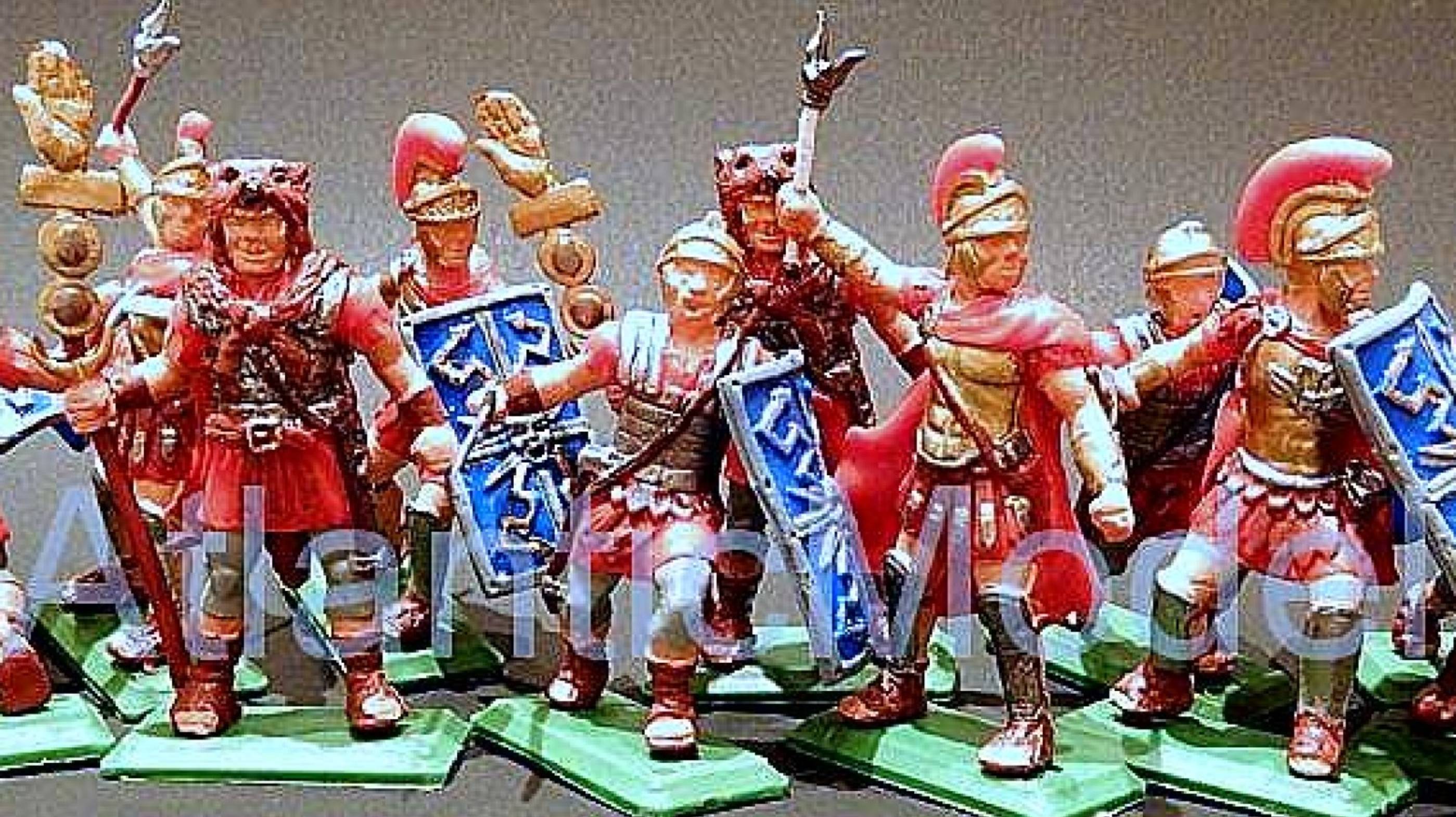 солдатики Britains / DSG Римские легионеры красные туники смотреть онлайн