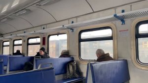 Утром красноярские электрички ходят полупустыми