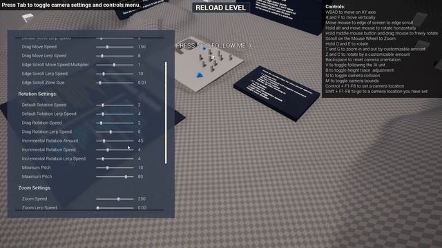 RTS Camera System - C Unreal Engine Camera Controller