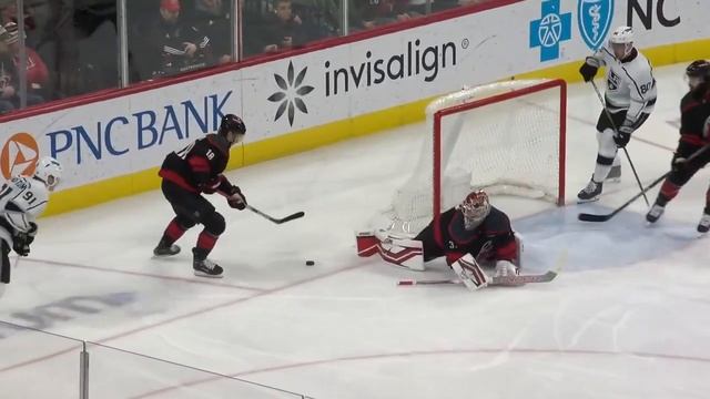 Kings' Pierre-Luc Dubois Rips A Sweet One-Timer Past Hurricanes' Antti Raanta