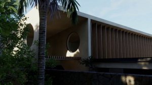 Modern house animation, D5 Render