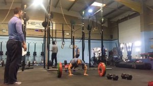 CrossFit Open 18.2 Workout │ Dumbbell squats, Burpees, 1RM Clean │ Crossfit Leeds