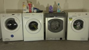 Wash Race No.350 - Candy vs Bush vs Hotpoint vs Zanussi / 30 minute wash