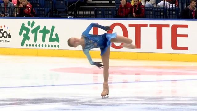 Александра Трусова ПП 2017-2018 гран при Беларусь  Alexandra Trusova FS