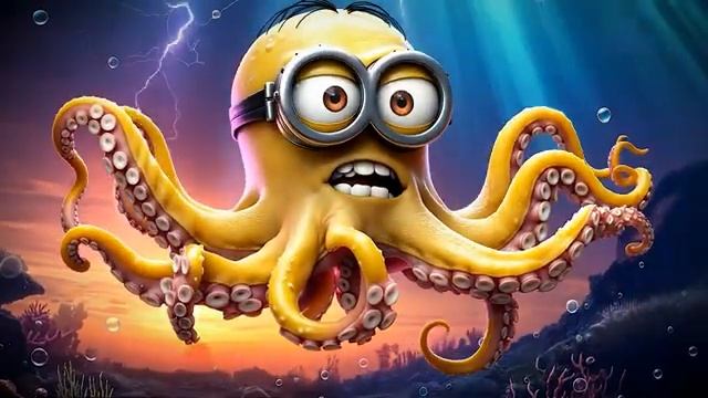 MINION-OCTOPUS.EXE - Story of Transformation  NEW Mutation (SCARY Minions Story)