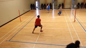 Badminton Cedar Hill Victoria 2016_07_07_#002_Chi_Keith_Vs_Danil_Kyle