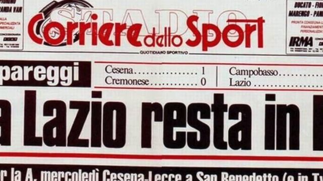 Antonio Giampaoli - Che voi? (Voglio la Coppa dei Campioni, la lazio in serie B)