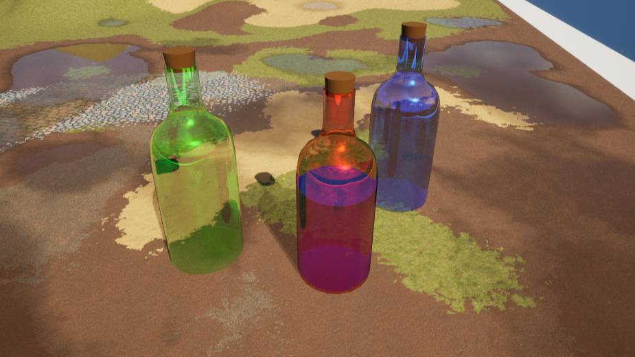 UE 5.5 Тени для прозрачных материалов. смотреть онлайн