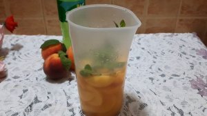 Peach & Sprite Drink||Mint & Peach Drink Recipe#instantdrink @cookinginsidethekitchen3435