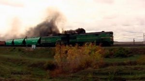 2ТЭ10М-2480 и 2ТЭ10М-2533 (Чуфарово) / 2TE10M-2480 and 2TE10M-2533 (RZD, Chufarovo)