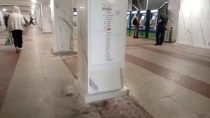перехожу между станциями Выхино (Таганско-Краснопреснеская линия метро) и Выхино (МЦД D3)и ЭП2Д 017