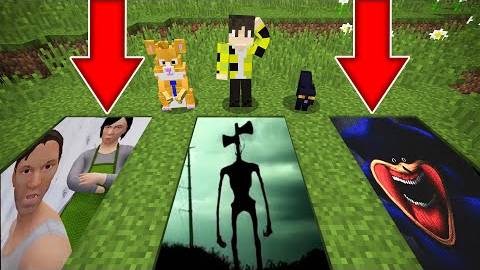 ВЫБЕРИ ПРАВИЛЬНУЮ ЯМУ ШИН СОНИК ТЕЙПС СКУЛБОЙ SchoolBoy СИРЕНОГОЛОВЫЙ SIREN HEAD В МАЙНКРАФТ БИТВА смотреть онлайн