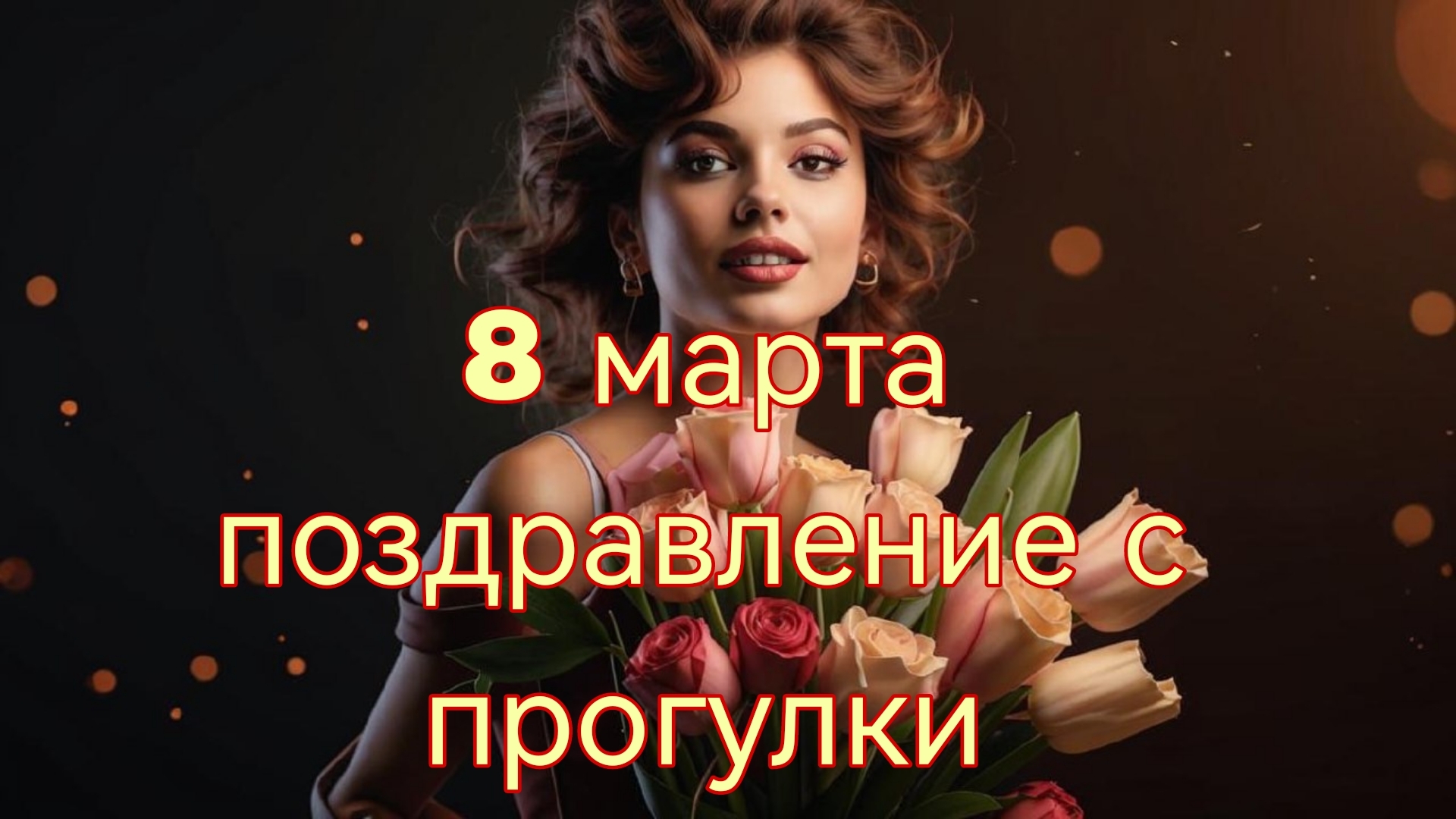 8 марта поздравление с прогулки смотреть онлайн