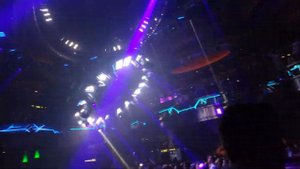 Omnia Night Club Las Vegas UFO light show