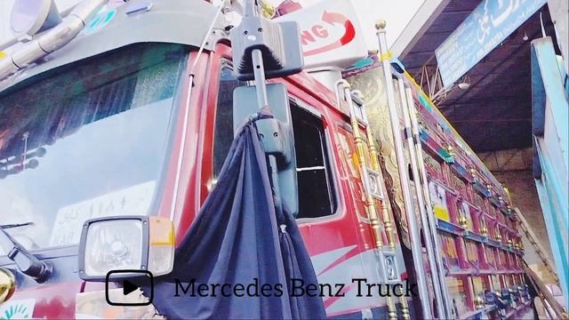 Mercedes Benz Truck 2534 || 10 wheeler Afghan Truck смотреть онлайн