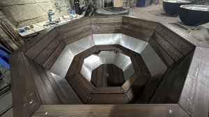 Подготовка к установке банных чанов на 10 человек
