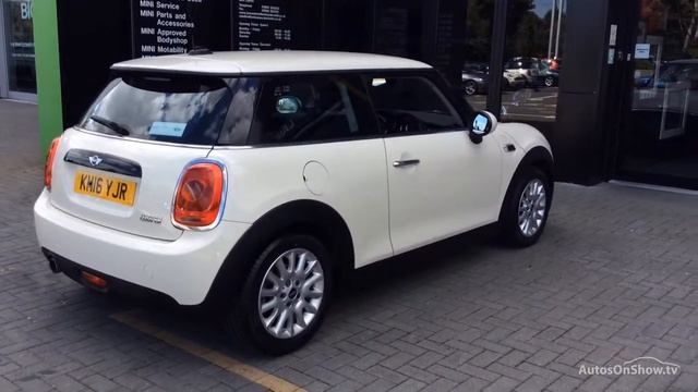 MINI HATCH COOPER WHITE 2016 смотреть онлайн