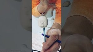 кукла в смешанной технике часть 3