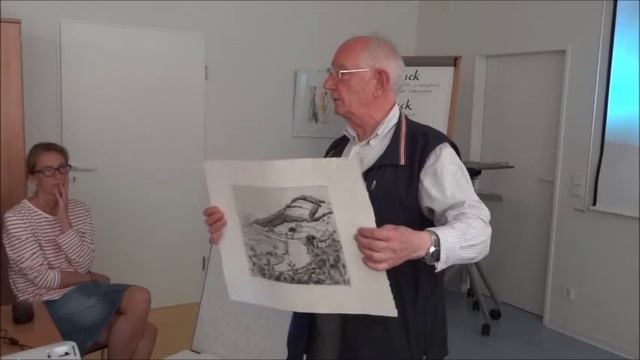 Herford - Künstler Wolfgang Heinrich: "Drucktechniken" - 17. Juli 2016 - (c) Siegmund Bischoff смотреть онлайн