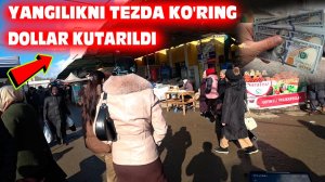 Yangilik bozorda dollar kutarildi Urganch bozorini dollar kursi. Qora bozor dollar kursi 07.03.2025