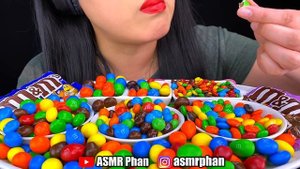 ASMR M&M's CHOCOLATE (EATING 10 FLAVORS) Crunchy Eating Sounds *NO TALKING* | ASMR Phan