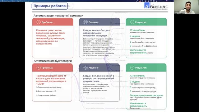 Вебинар RPA или что такое роботизация