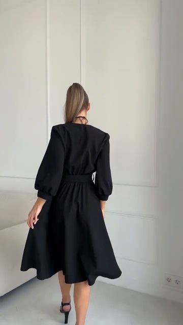🖤Черное платье от Natali_Cher  Арт.154699057 #мода #франция #модныйлук #черноеплатье #платьекупить