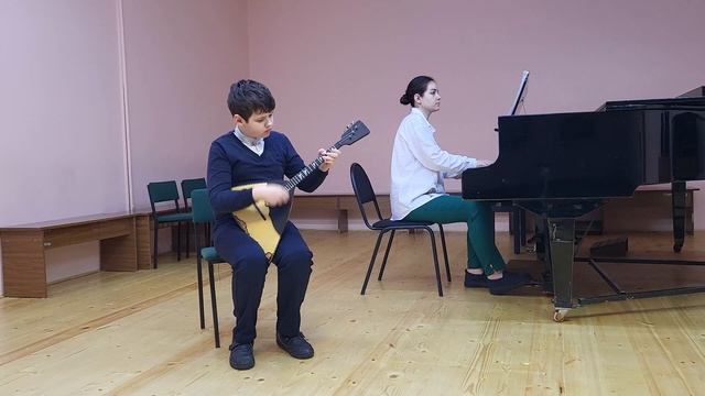 Тульников Максим, 10 лет. В. Котельников. Обр рнп "На горе-то калина"