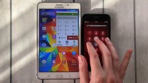 iPhone 6 Incoming Call Samsung Tab 4 mini