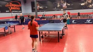 длинные шипы BUTTERFLY Feint Long III на основании Yinhe J1  (Бахметьев - Пюльзю)