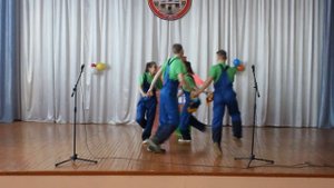 Агитбригада СТРОИТЕЛИ Йошкар Олинский строительный техникум