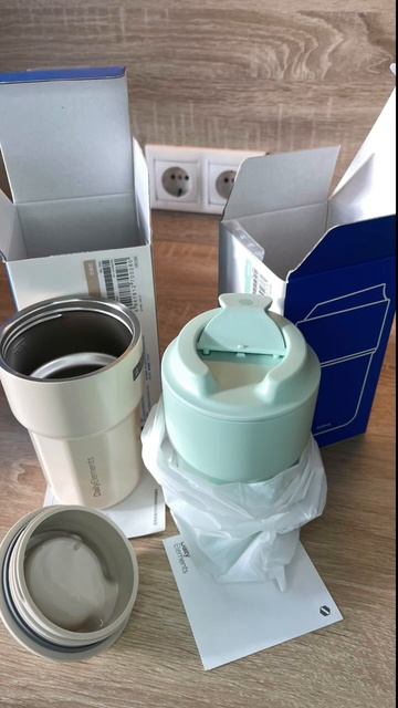 Термокружка Xiaomi Daily Elements Drink Cup Creamy White 420 ml (DE08BH003)
