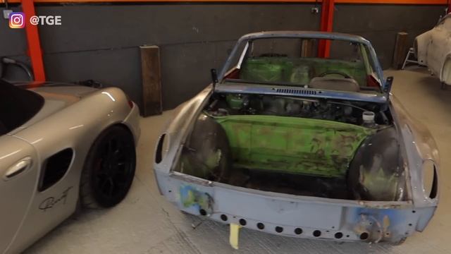 REVEALING MY PORSCHE 912 PAINT COLOUR & SPRAYING IT! смотреть онлайн