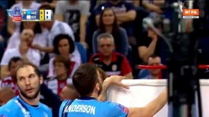 Волейбол - Блокирование второй передачи