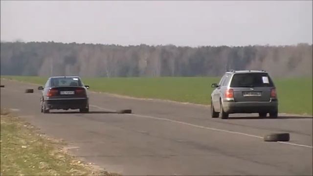 Opel Calibra V6 vs Volkswagen Passat Kombi смотреть онлайн