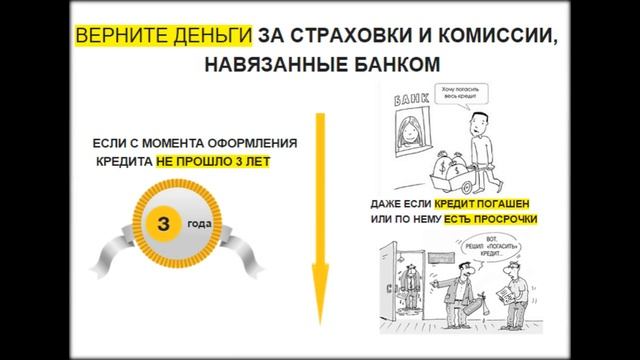 как вернуть страховку после выплаты кредита смотреть онлайн