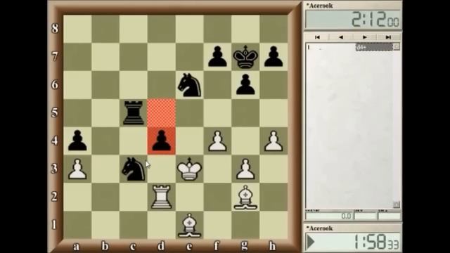 Acerook teaching Chess Tactics: Forks / Double Attacks by Pieces