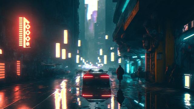 CYBERPUNK TRAILS  Future City Ambient Music  Blade Runner Inspired