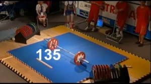 Deadlift  135. Zraychenko Viktoriya (Ukraine Yenakiieve). 2010 Championship Plzeňз