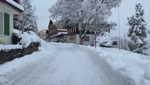 Красота и очарование трёх деревень Швейцарии — Мюррена, Гриндельвальда и Венгена в снегопад🌨️🌤️