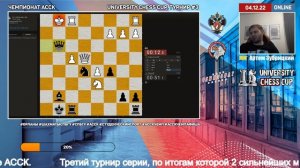 Серия турниров SPBU UNIVERSITY CHESS CUP, турнир №3.