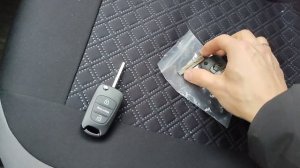 Hyundai Solaris,  заменил корпус на выкидном ключе.