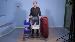 Тележка для уборки гостиниц серии "Кабриолет"